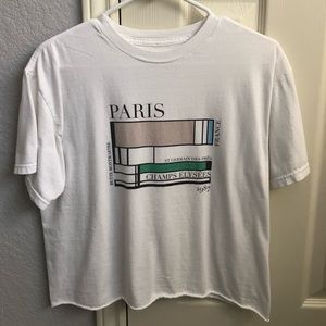J. Galt Cropped Paris Tee